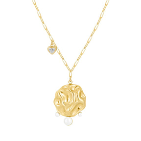 Bohomoon Stainless Steel Leanna Pearl Necklace