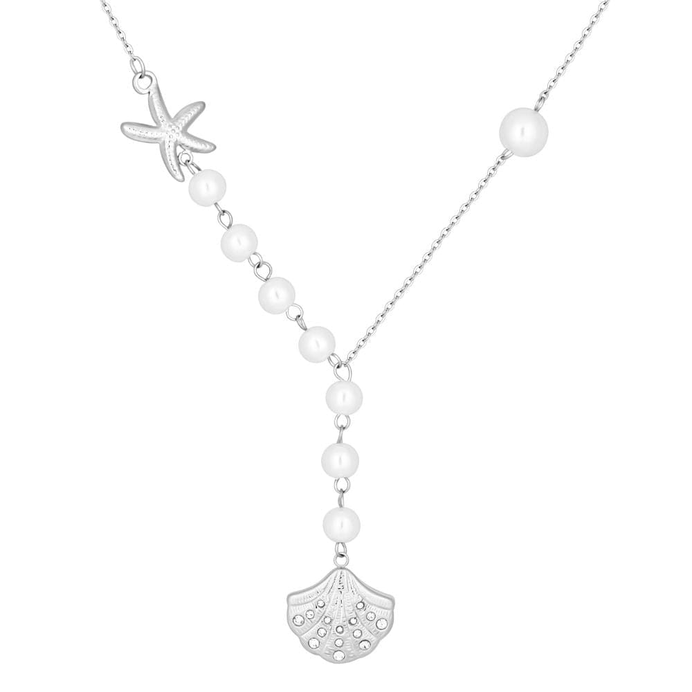 Bohomoon Stainless Steel Leilani Pearl Necklace