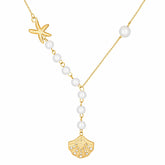 Bohomoon Stainless Steel Leilani Pearl Necklace