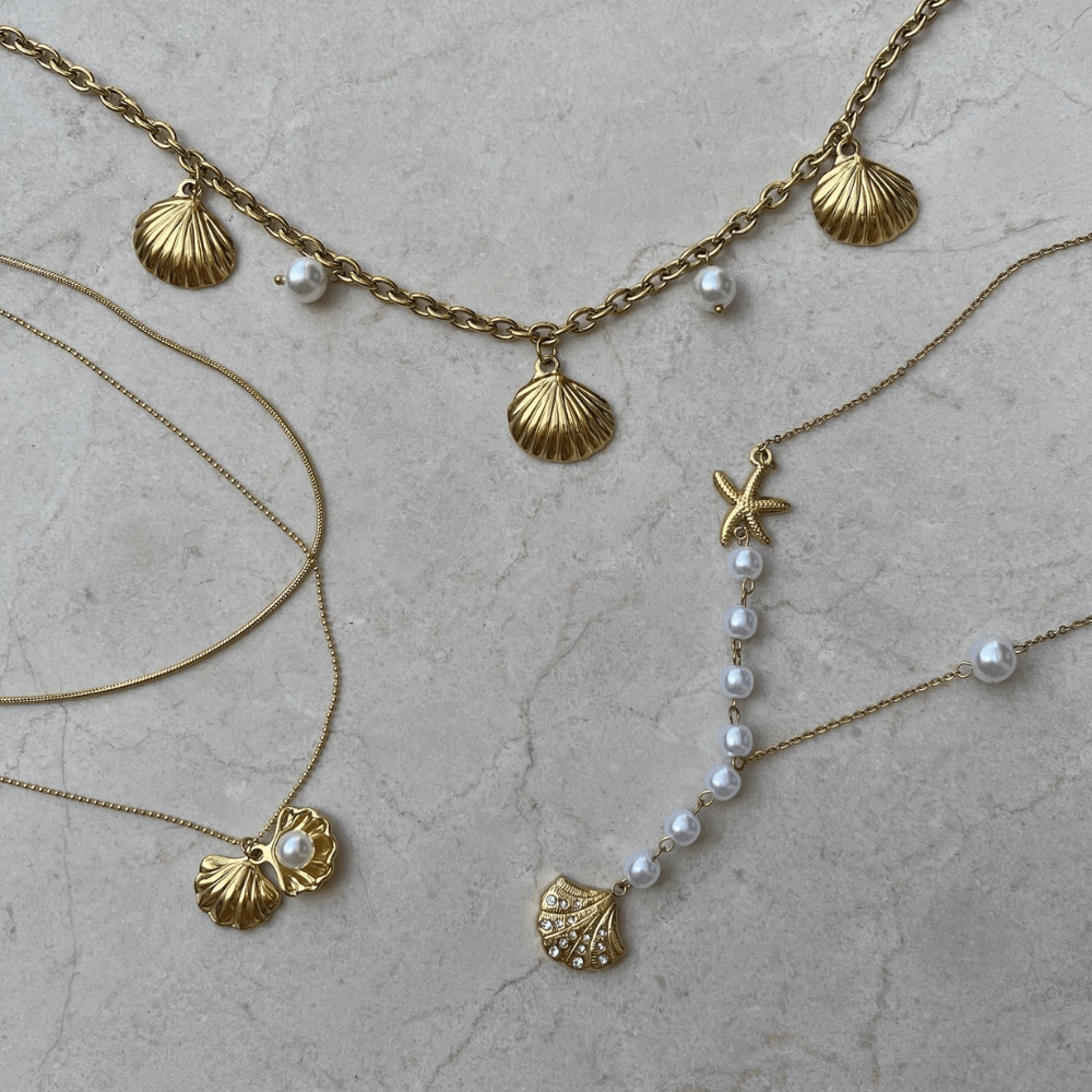 Bohomoon Stainless Steel Leilani Pearl Necklace