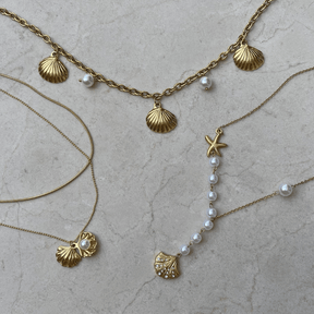 Bohomoon Stainless Steel Leilani Pearl Necklace