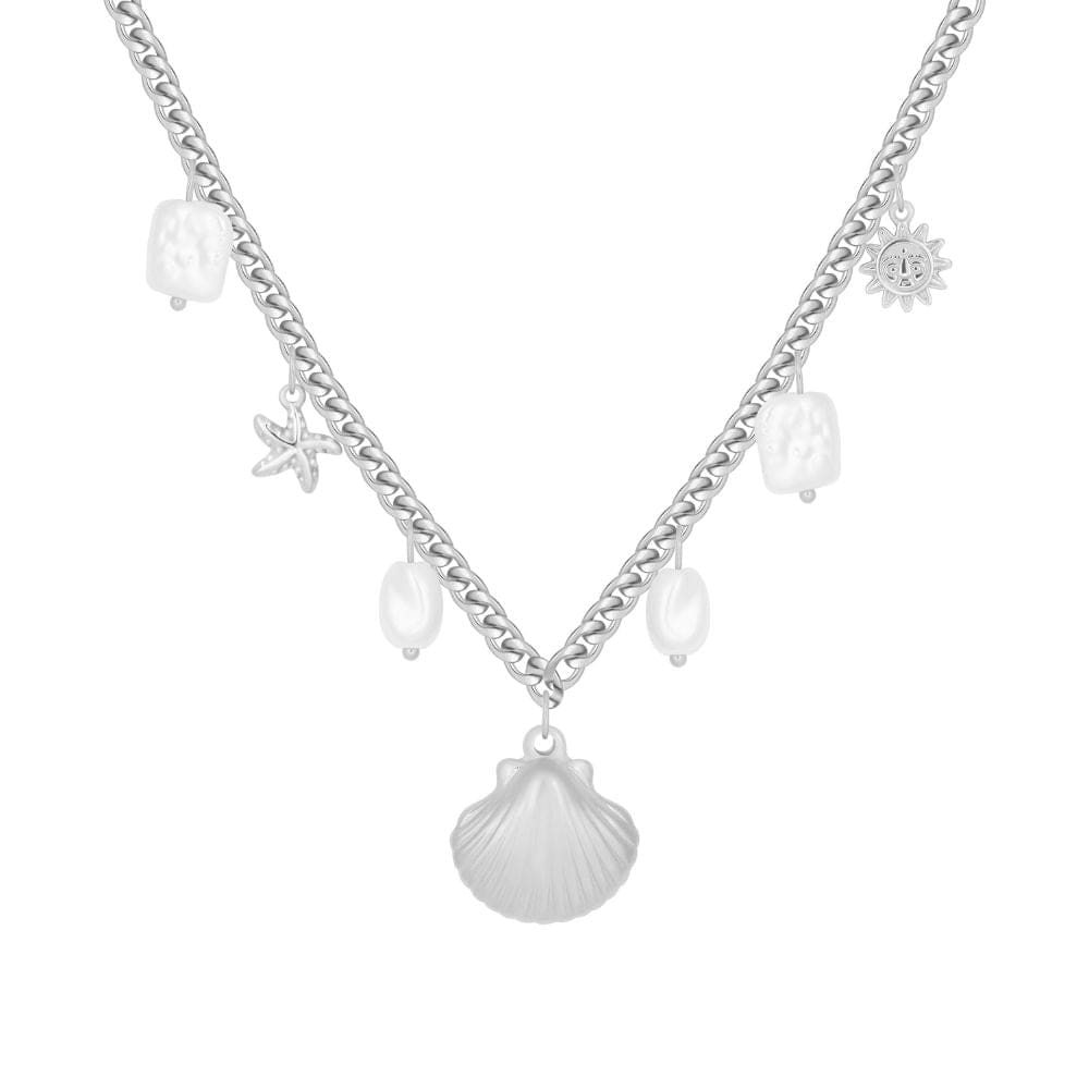 Bohomoon Stainless Steel Lennie Pearl Necklace