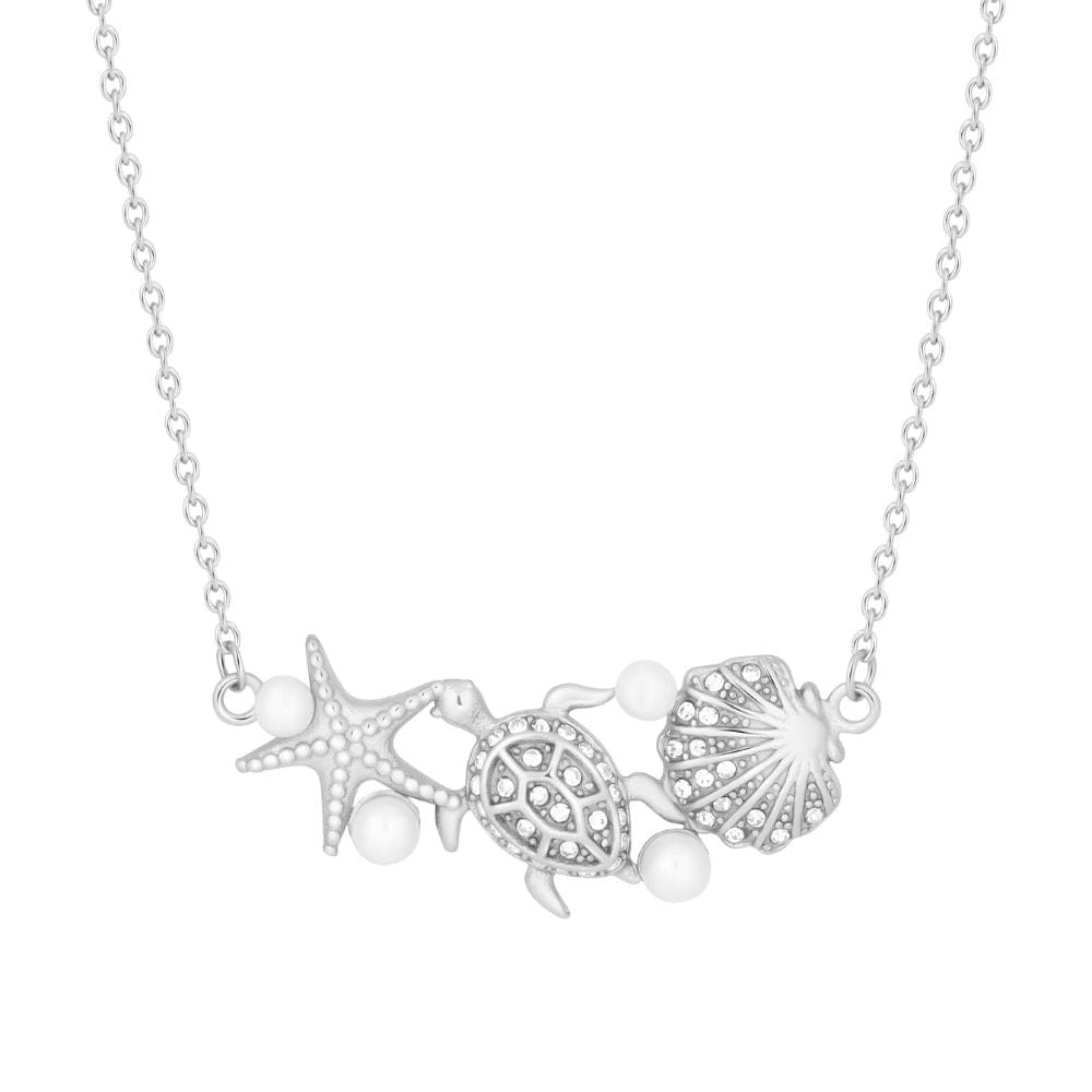 Bohomoon Stainless Steel Maldives Pearl Necklace