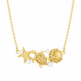 Bohomoon Stainless Steel Maldives Pearl Necklace