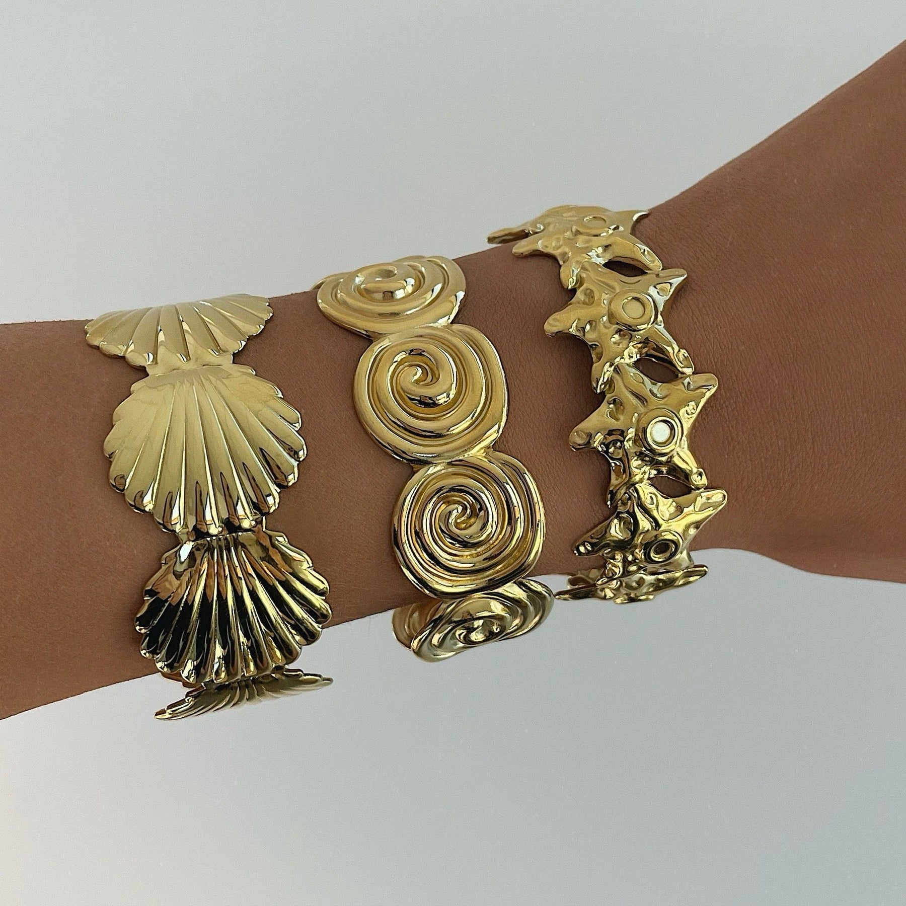 Bohomoon Stainless Steel Malina Cuff Bracelet