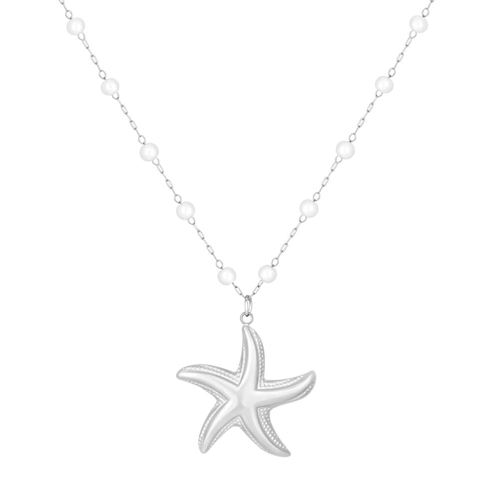 Bohomoon Stainless Steel Maribel Pearl Necklace