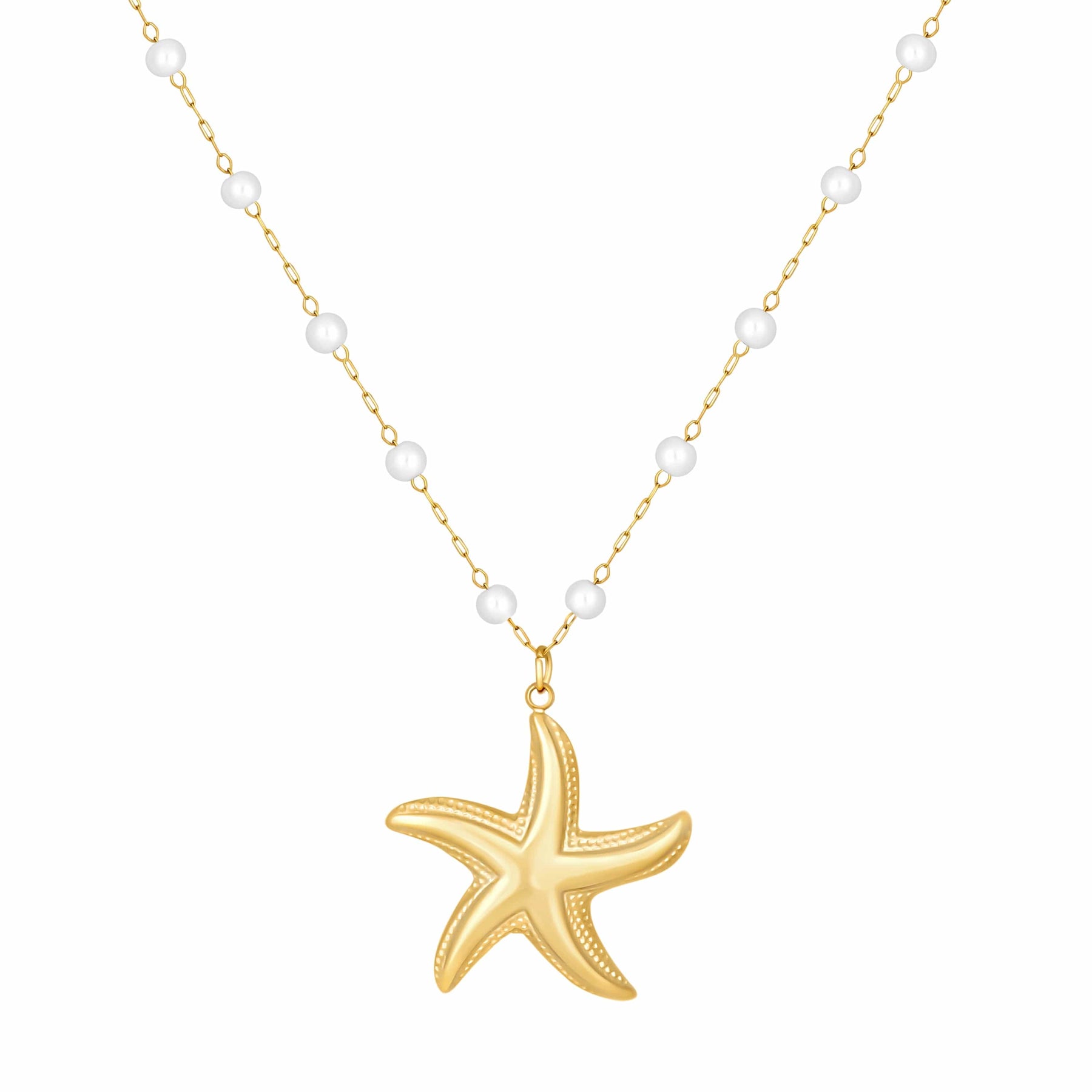 Bohomoon Stainless Steel Maribel Pearl Necklace