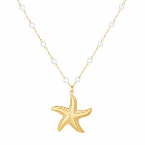 Bohomoon Stainless Steel Maribel Pearl Necklace