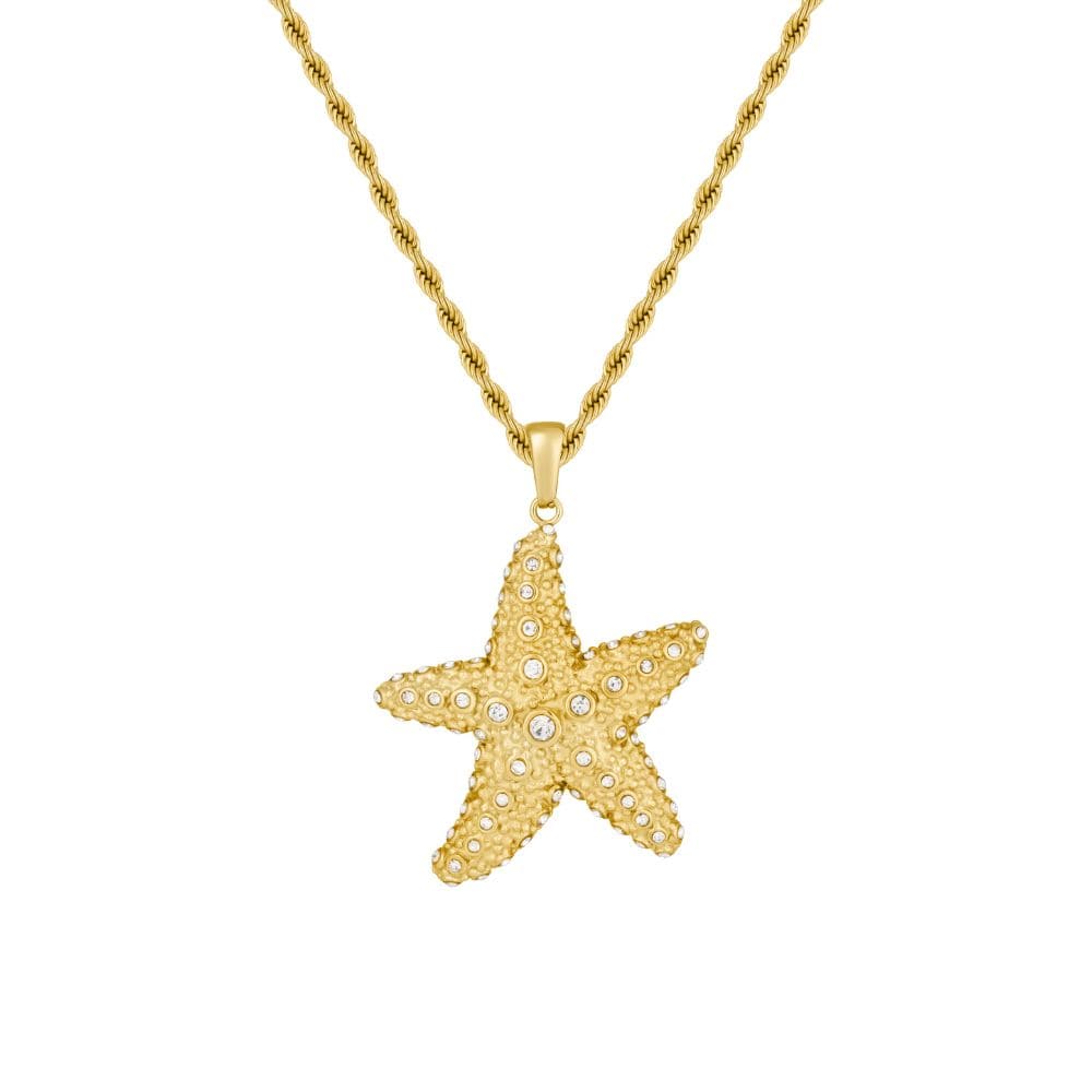 Bohomoon Stainless Steel Marine Starfish Necklace