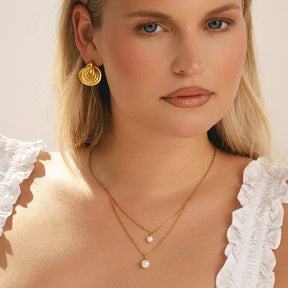 Bohomoon Stainless Steel Marisol Pearl Necklace