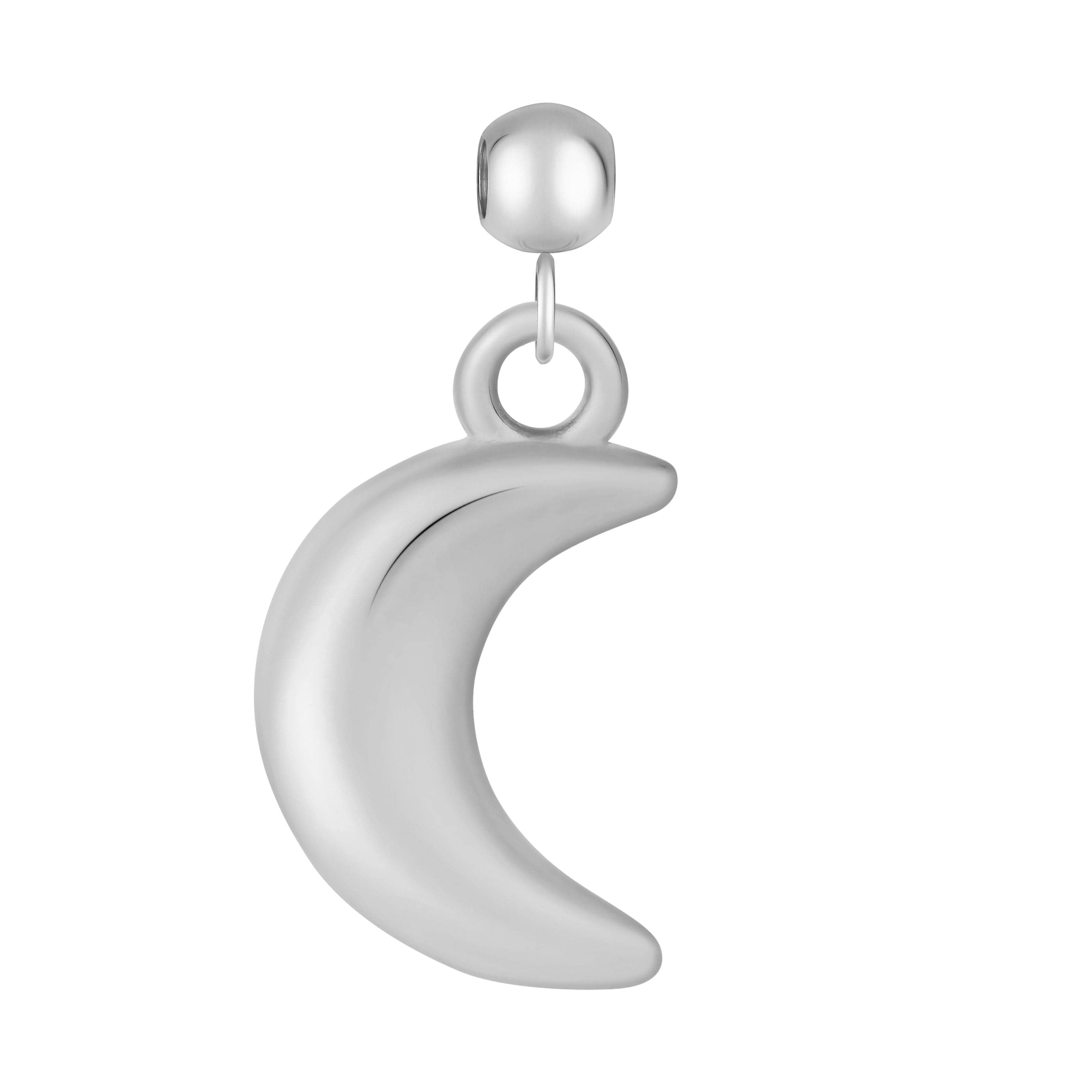 Bohomoon Stainless Steel Moon Charm
