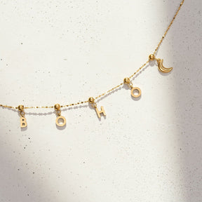 Bohomoon Stainless Steel Moon Charm