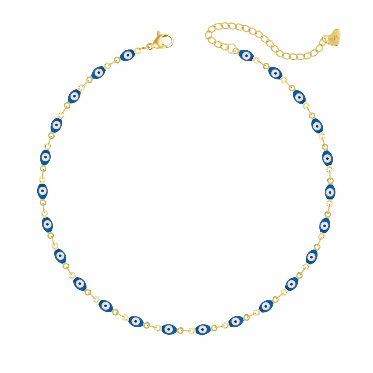 Bohomoon Stainless Steel Nazar Evil Eye Choker