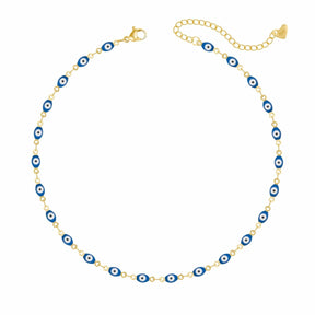 Bohomoon Stainless Steel Nazar Evil Eye Choker