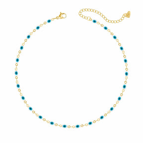 Bohomoon Stainless Steel Nazar Evil Eye Choker