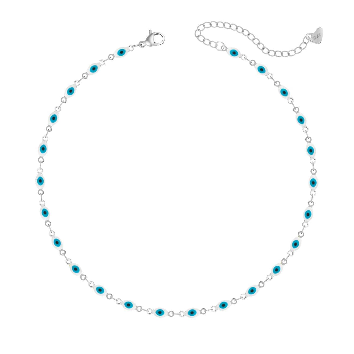 Bohomoon Stainless Steel Nazar Evil Eye Choker