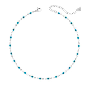 Bohomoon Stainless Steel Nazar Evil Eye Choker