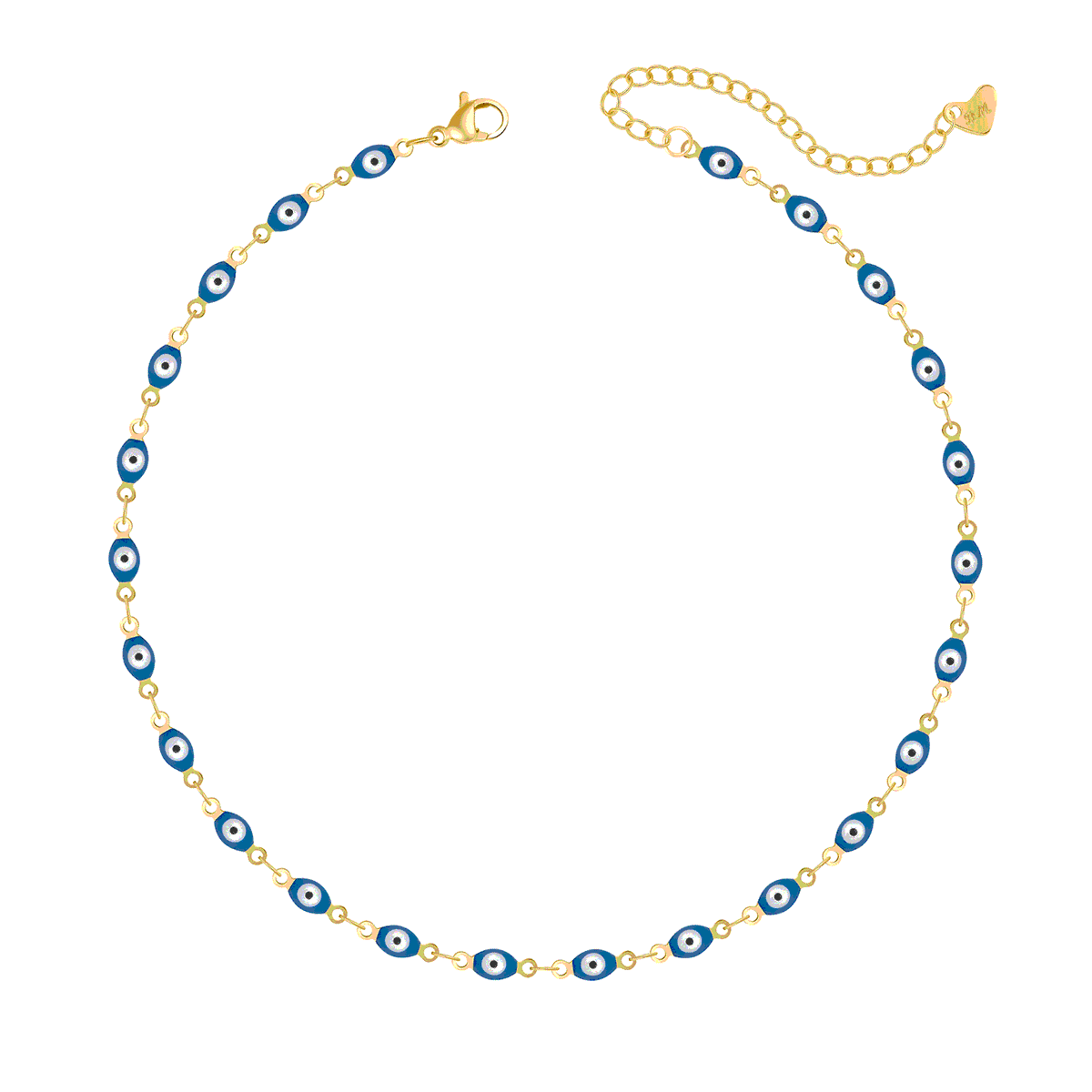 Bohomoon Stainless Steel Nazar Evil Eye Choker
