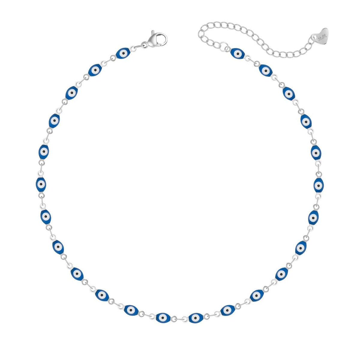 Bohomoon Stainless Steel Nazar Evil Eye Choker