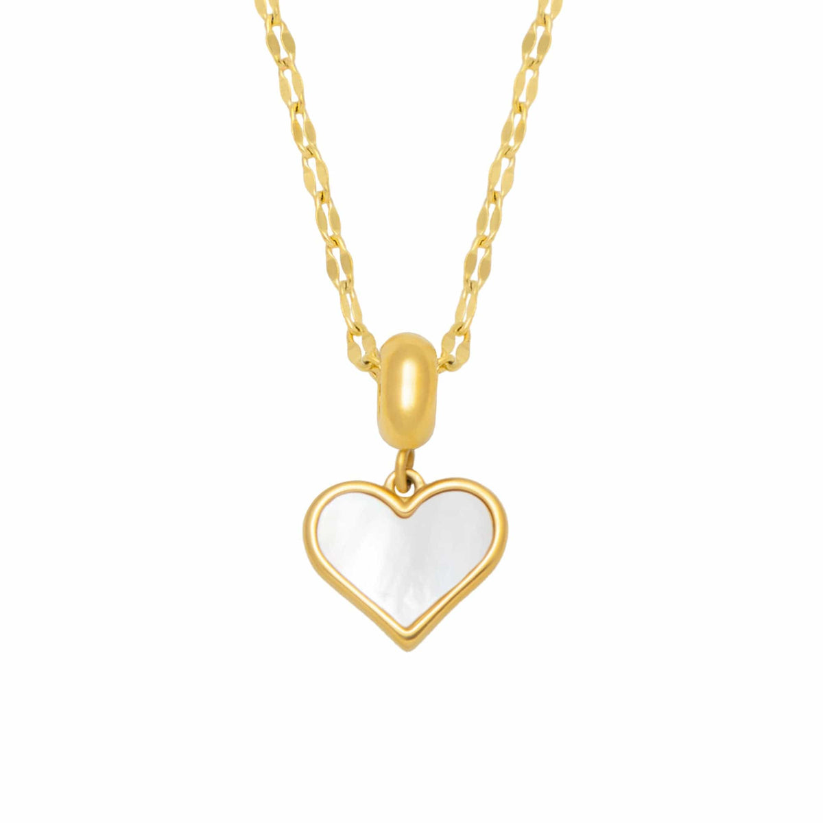 BohoMoon Stainless Steel Endless Love Necklace Gold