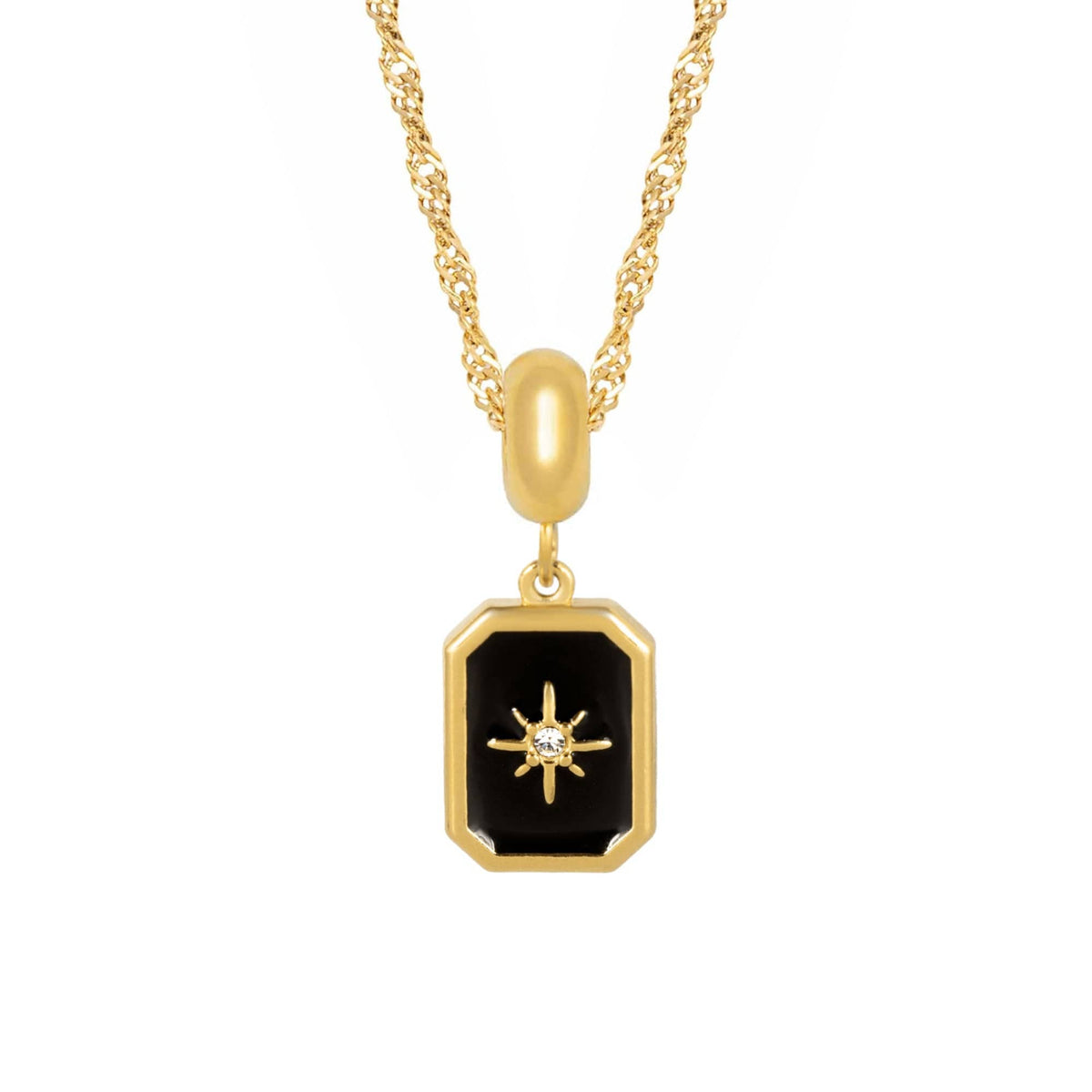 BohoMoon Stainless Steel Miami Star Necklace Gold