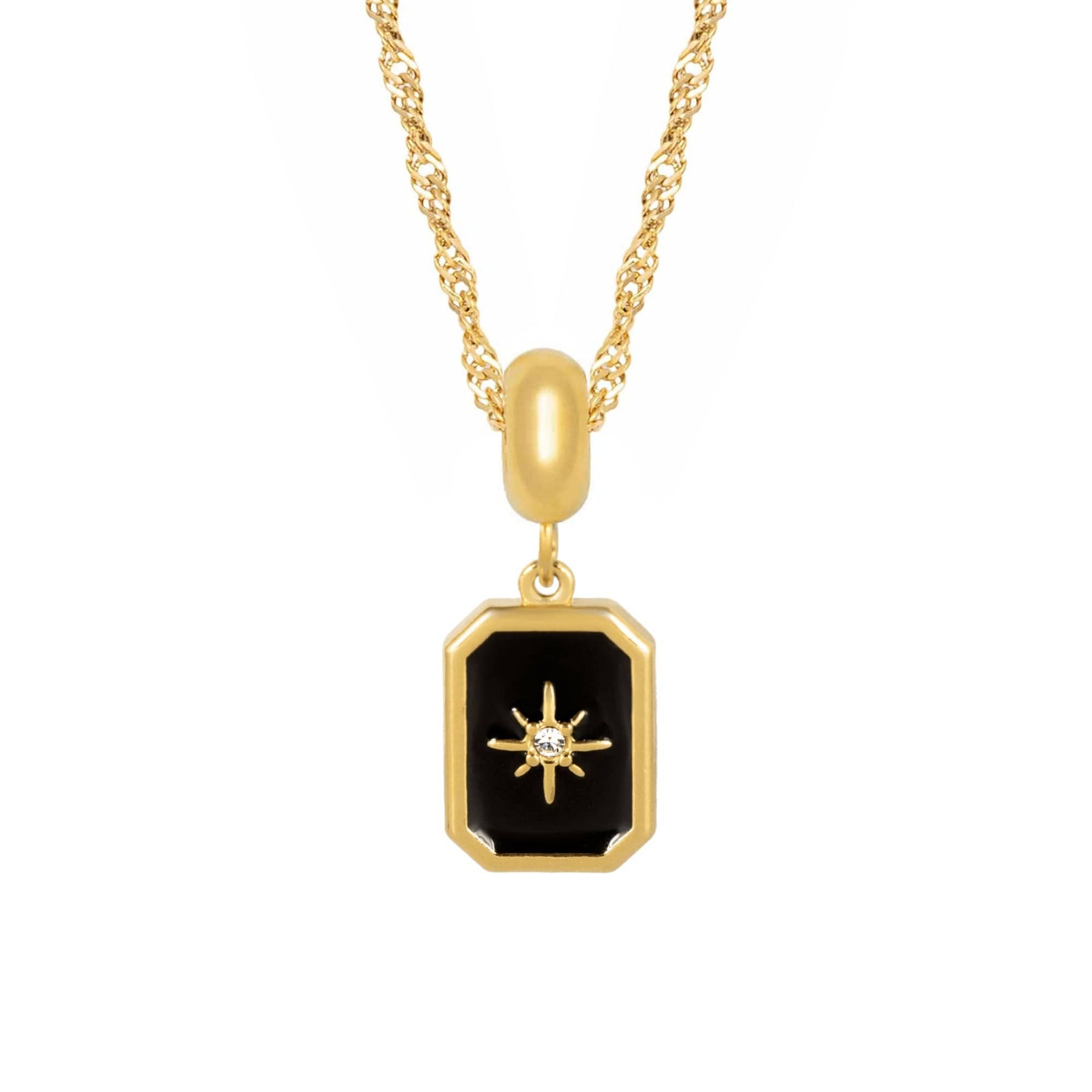 BohoMoon Stainless Steel Miami Star Necklace Gold