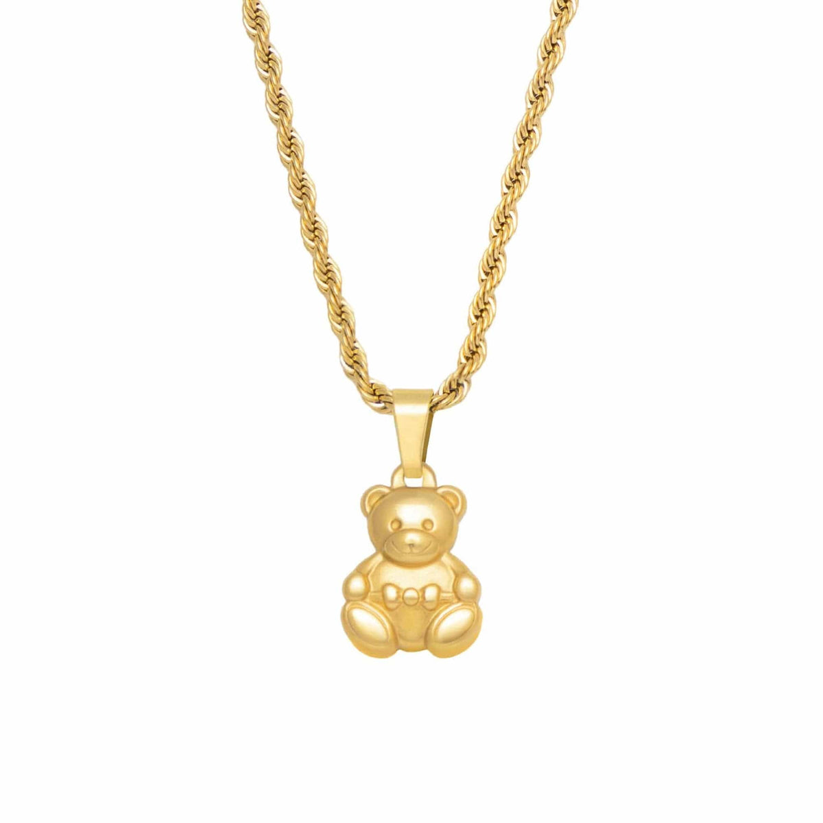 BohoMoon Stainless Steel Mini Teddy Necklace Gold