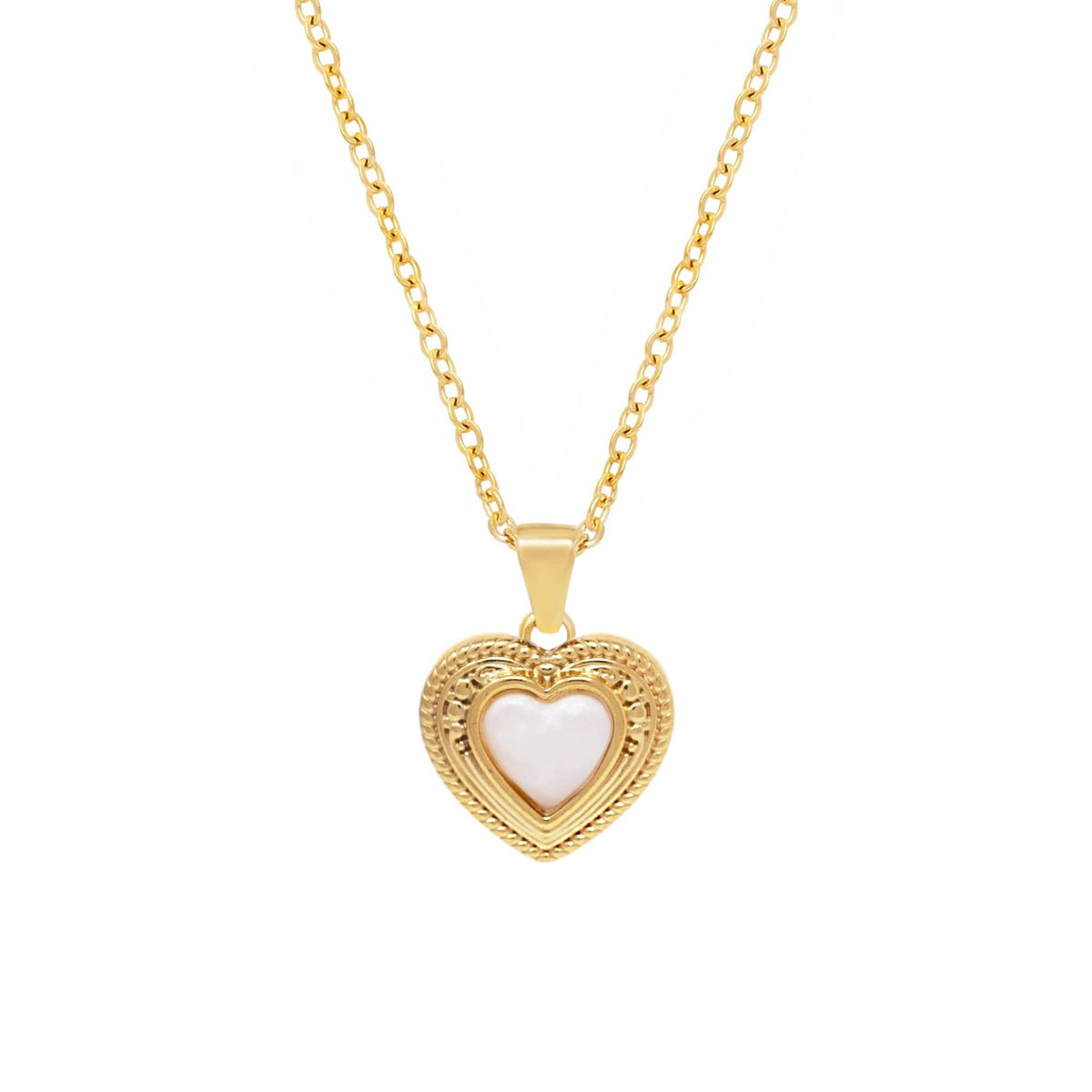 BohoMoon Stainless Steel Heartthrob Necklace Gold