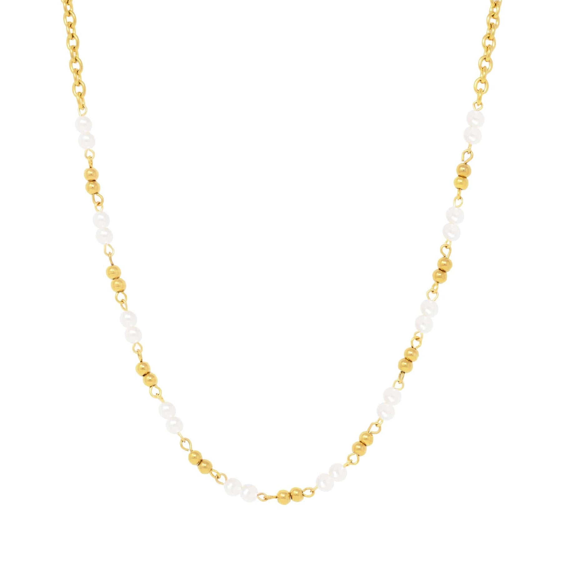 Bohomoon Stainless Steel Palmer Pearl Necklace