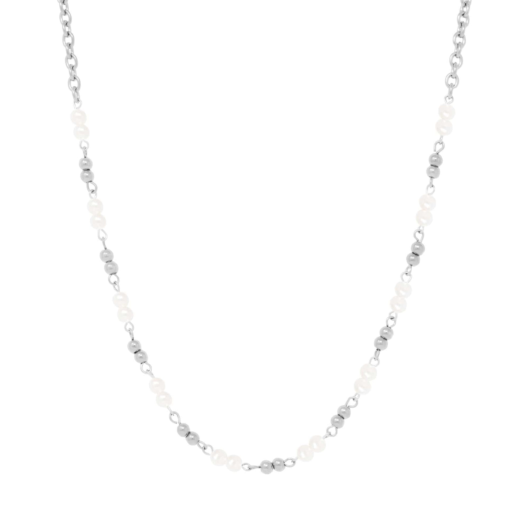 Bohomoon Stainless Steel Palmer Pearl Necklace