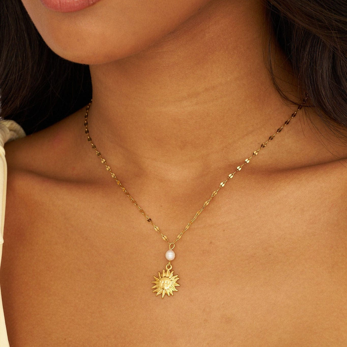 Bohomoon Stainless Steel Noelle Sun Necklace