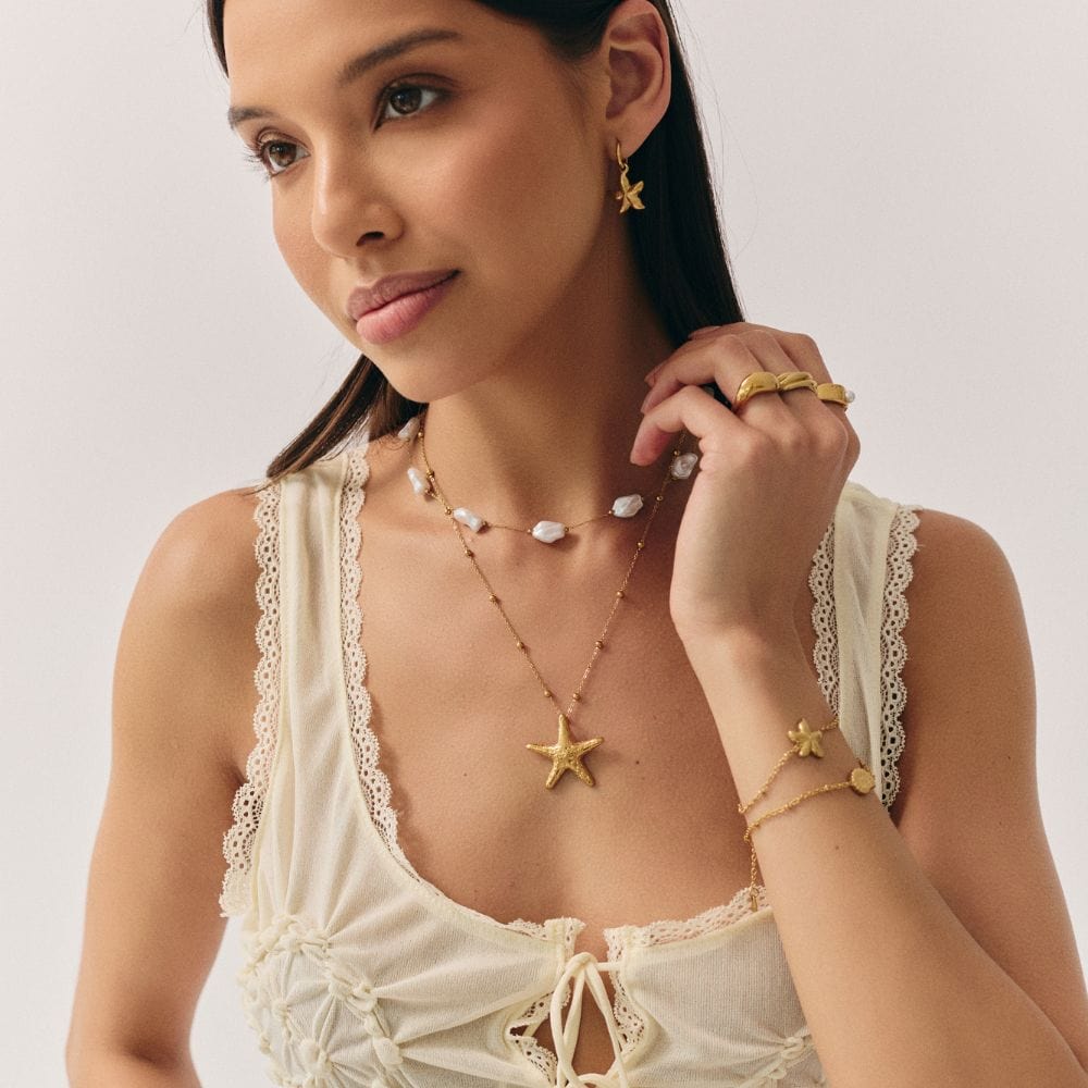 Bohomoon Stainless Steel Palila Starfish Necklace