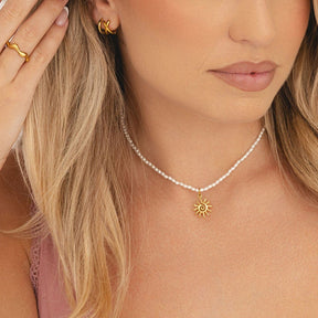 Bohomoon Stainless Steel Peyton Sun Necklace
