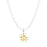 Bohomoon Stainless Steel Peyton Sun Necklace