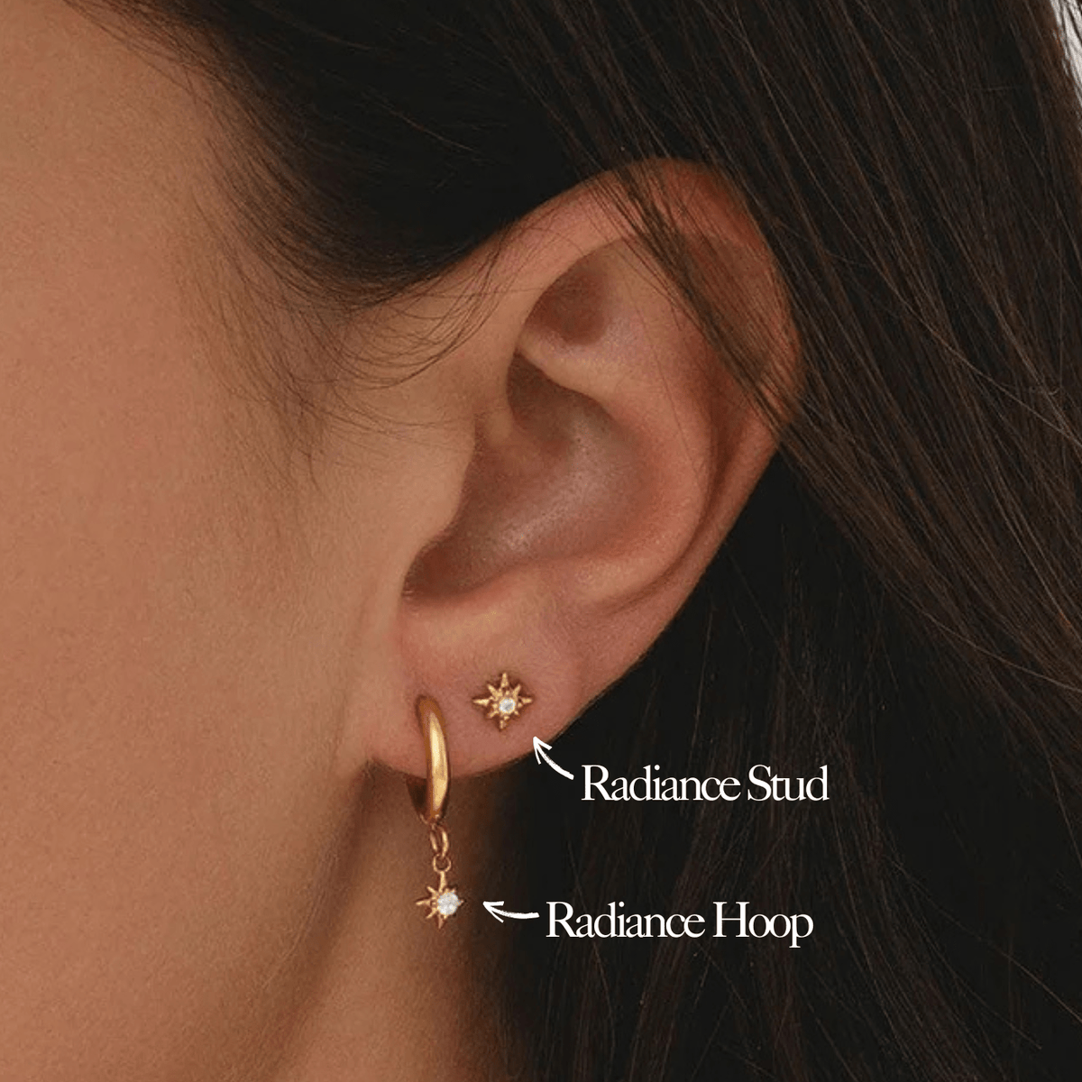 Bohomoon Stainless Steel Radiance Earring Set