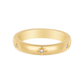 BohoMoon Stainless Steel Twilight Glow Ring Gold / US 6 / UK L / EUR 51 (small)