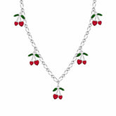 Bohomoon Stainless Steel Rouge Cherry Necklace