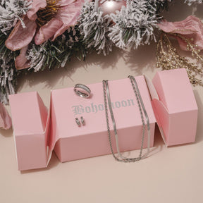 Bohomoon Stainless Steel Staples Cracker Bundle - Silver