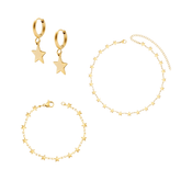 Bohomoon Stainless Steel Stargirl Trio Jewellery Set