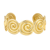 Bohomoon Stainless Steel Swirl Cuff Bracelet