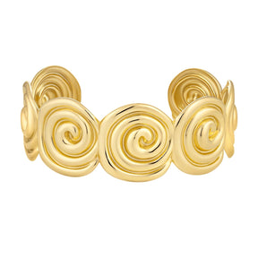 Bohomoon Stainless Steel Swirl Cuff Bracelet
