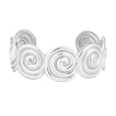 Bohomoon Stainless Steel Swirl Cuff Bracelet
