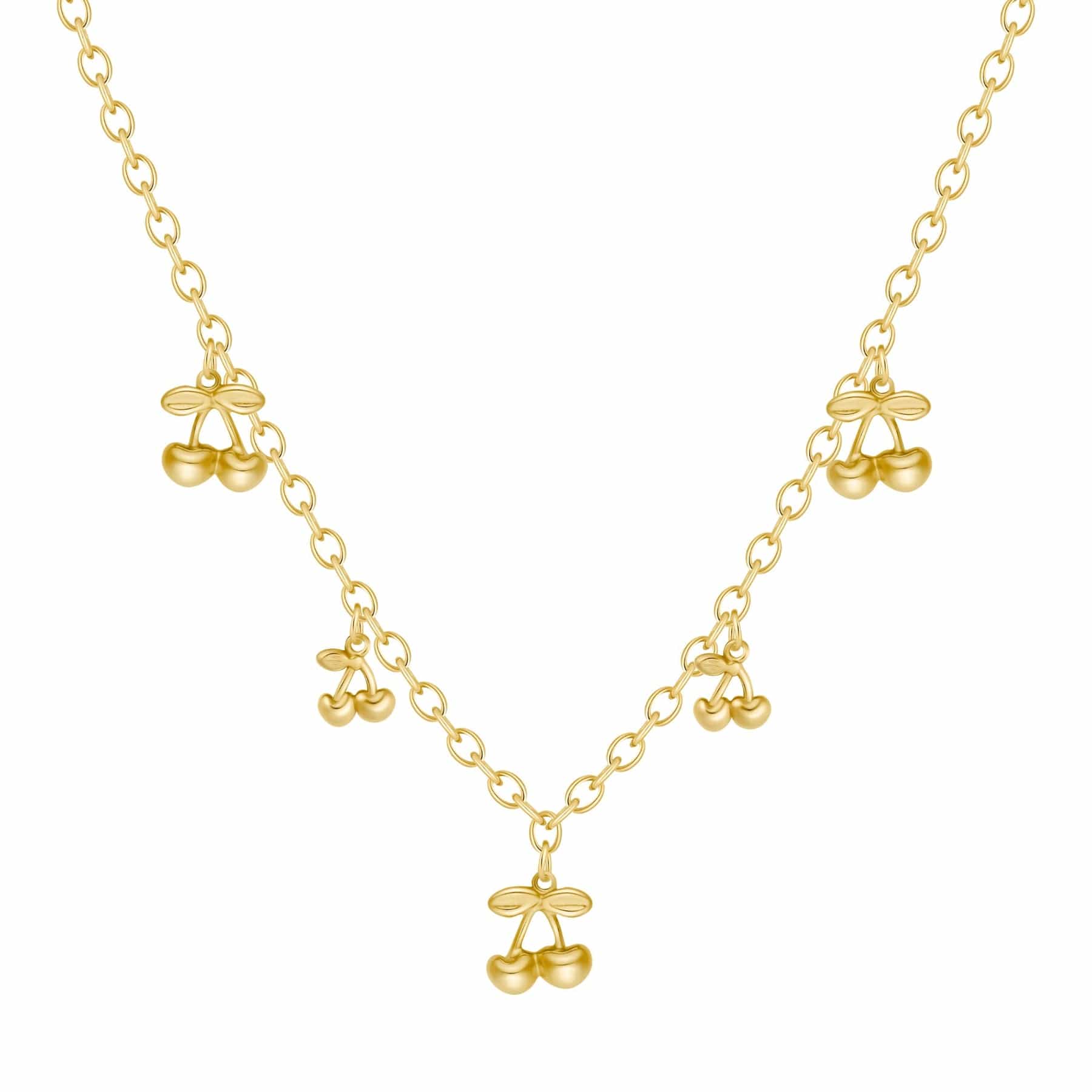 Bohomoon Stainless Steel Vibrance Cherry Necklace