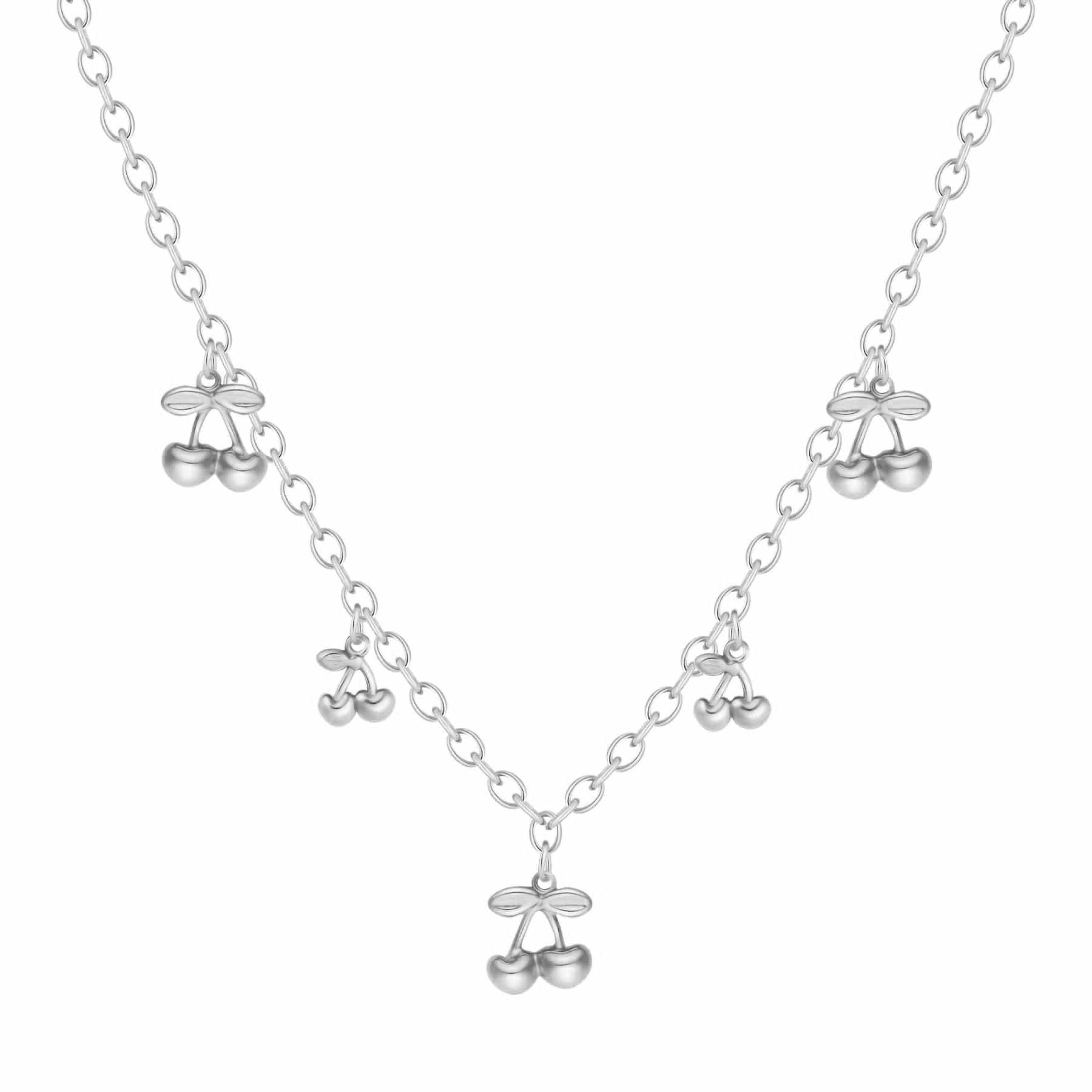 Bohomoon Stainless Steel Vibrance Cherry Necklace