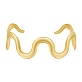 Bohomoon Stainless Steel Whirl Cuff Bracelet