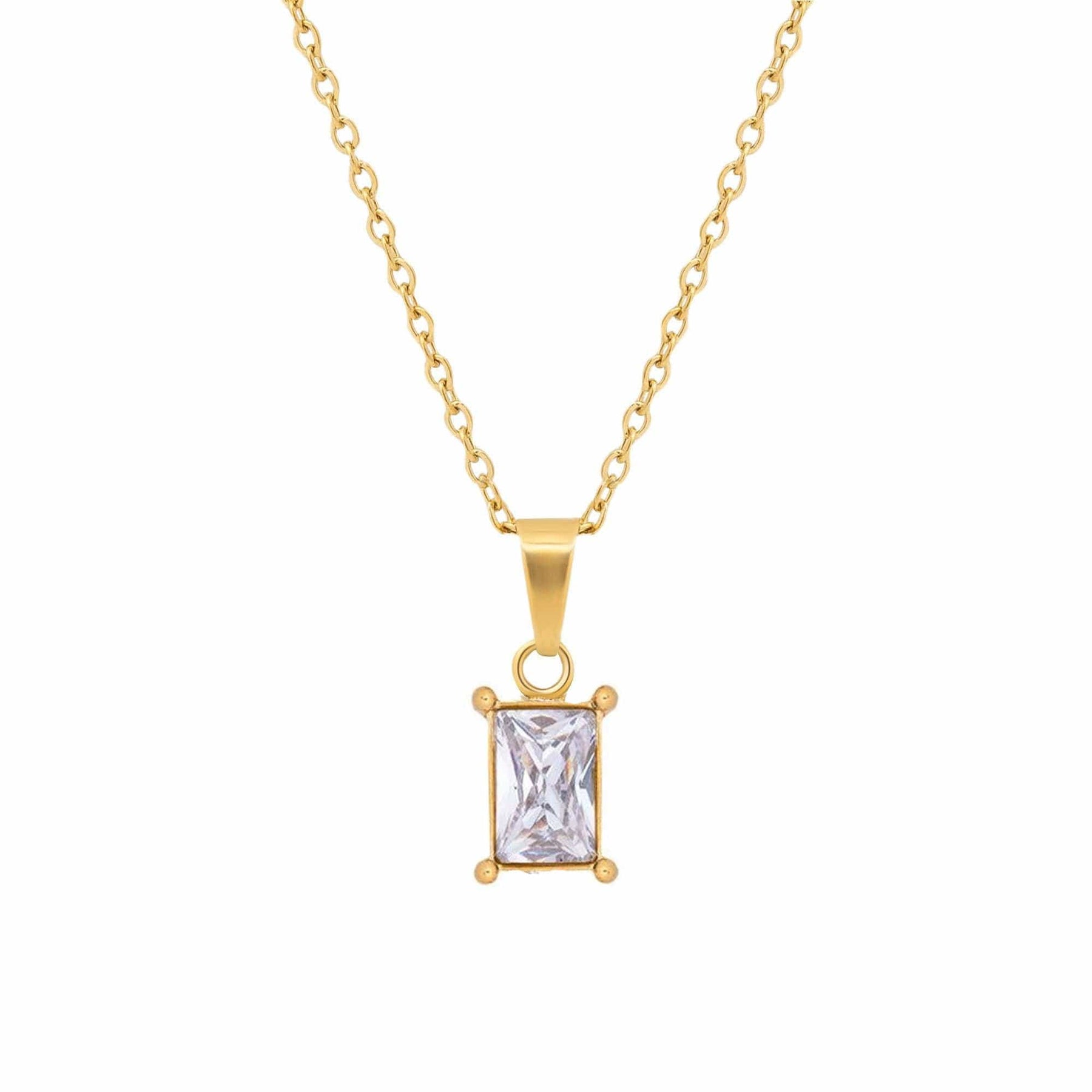 BohoMoon Stainless Steel Alma Necklace Gold / White