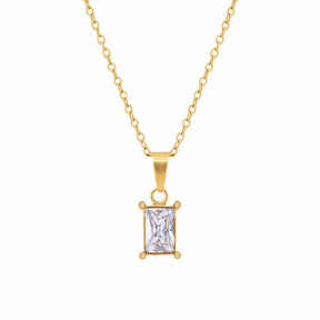 BohoMoon Stainless Steel Alma Necklace Gold / White